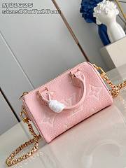 Louis Vuitton LV Nano Speedy Pink 16x11x9cm - 5