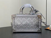 Louis Vuitton LV Valisette Trésor Silver 24x15x12cm - 4