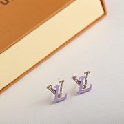 Louis Vuitton LV Purple Earrings - 1