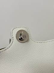 Loewe Pebble Bucket White Bag 20x16x16cm - 3