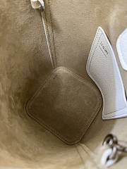 Loewe Pebble Bucket White Bag 20x16x16cm - 5
