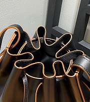 Loewe Balloon Bag Leather Bucket Black 25x18x13.5cm - 3