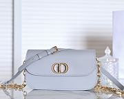 Dior 30 Montaigne Avanue Bag Blue 22.5 x 12.5 x 6.5 cm - 1