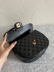 Chanel Hobo Bag Black 21.5x20x7.5cm - 3