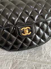 Chanel Hobo Bag Black 21.5x20x7.5cm - 2