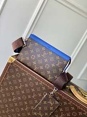 Louis Vuitton LV Gaston Bag Indigo Blue 22x14.5x4.5cm - 1