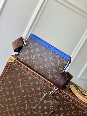 Louis Vuitton LV Gaston Bag Indigo Blue 22x14.5x4.5cm