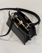 Fendi Peekaboo ISeeU Petite Black Bag 20x11x15cm - 4