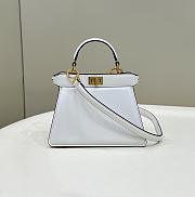 Fendi Peekaboo ISeeU Petite White Bag 20x11x15cm - 1