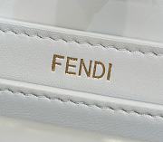 Fendi Peekaboo ISeeU Petite White Bag 20x11x15cm - 5