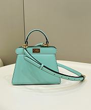 Fendi Peekaboo ISeeU Petite Blue Bag 20x11x15cm - 1