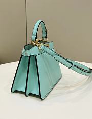 Fendi Peekaboo ISeeU Petite Blue Bag 20x11x15cm - 5