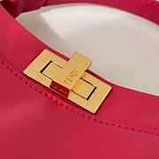 Fendi Peekaboo ISeeU Petite Neon Pink Bag 23x9x20cm - 6