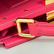 Fendi Peekaboo ISeeU Petite Neon Pink Bag 23x9x20cm - 5