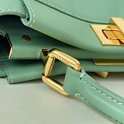 Fendi Peekaboo ISeeU Petite Green Bag 23x9x20cm - 3