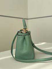Fendi Peekaboo ISeeU Petite Green Bag 23x9x20cm - 4