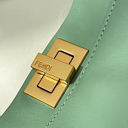 Fendi Peekaboo ISeeU Petite Green Bag 23x9x20cm - 6