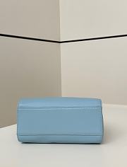 Fendi Peekaboo ISeeU Petite Blue Bag 23x9x20cm - 4
