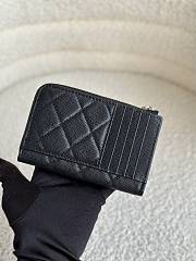 Chanel Card Holder Black Caviar Gold 12x7.5x2.5cm - 5