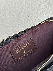 Chanel Card Holder Black Caviar Gold 12x7.5x2.5cm - 3