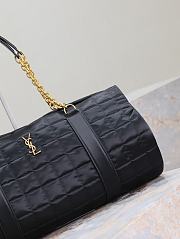 YSL Gloria Travel Bag Black 42x18x18cm - 4