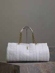 YSL Gloria Travel Bag White 42x18x18cm - 1