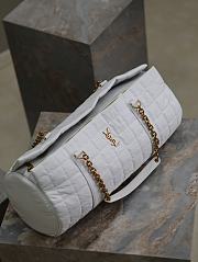 YSL Gloria Travel Bag White 42x18x18cm - 2