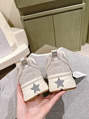Dior Chrono Sneaker Beige Mesh Suede - 4