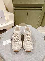 Dior Chrono Sneaker Beige Mesh Suede - 2