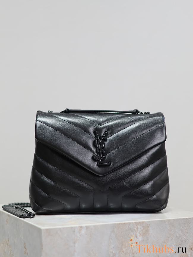 YSL Loulou Small Chain Black Bag 23 x 17 x 9 cm - 1