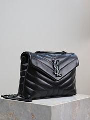 YSL Loulou Small Chain Black Bag 23 x 17 x 9 cm - 6