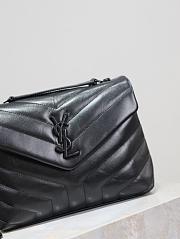 YSL Loulou Small Chain Black Bag 23 x 17 x 9 cm - 4