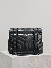 YSL Loulou Small Chain Black Bag 23 x 17 x 9 cm - 3