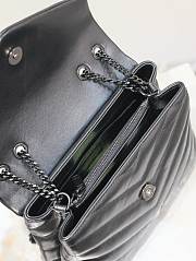 YSL Loulou Small Chain Black Bag 23 x 17 x 9 cm - 2