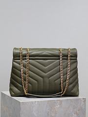 YSL Loulou Bag Green Gold 31cm - 2