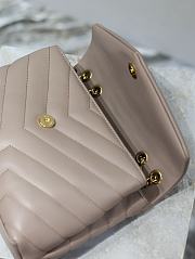 YSL Small Loulou Bag Nude Gold 23x17x9cm - 5