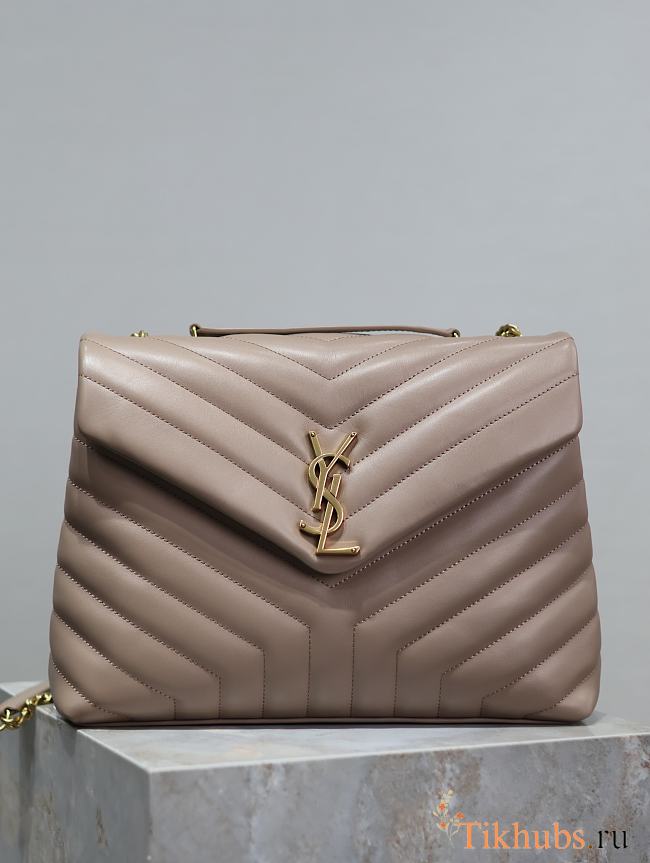 YSL Loulou Bag Nude Gold 31cm - 1