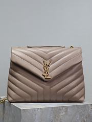 YSL Loulou Bag Nude Gold 31cm - 1