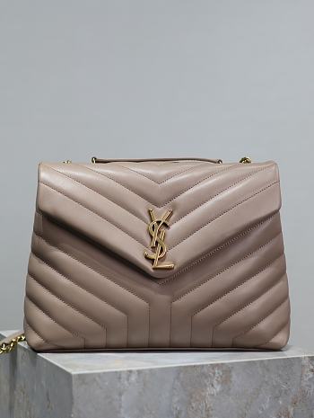 YSL Loulou Bag Nude Gold 31cm