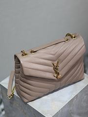 YSL Loulou Bag Nude Gold 31cm - 6