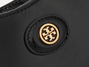 Tory Burch Robinson Spazzolato Black Bag 27x20x7cm - 2