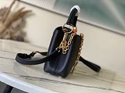 Louis Vuitton LV Capucines Black 23.5x14x8cm - 6