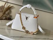 Louis Vuitton LV Capucines White 23.5x14x8cm - 1