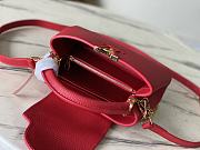 Louis Vuitton LV Capucines Red 23.5x14x8cm - 6