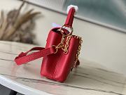 Louis Vuitton LV Capucines Red 23.5x14x8cm - 5
