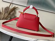 Louis Vuitton LV Capucines Red 23.5x14x8cm - 3