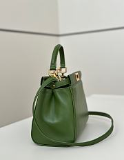 Fendi Peekaboo ISeeU Petite Bag Green 23x9x20cm - 2