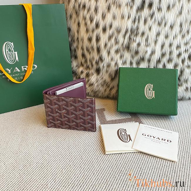 Goyard Saint-Florentin Wallet Purple 10.5x2.4x12cm - 1