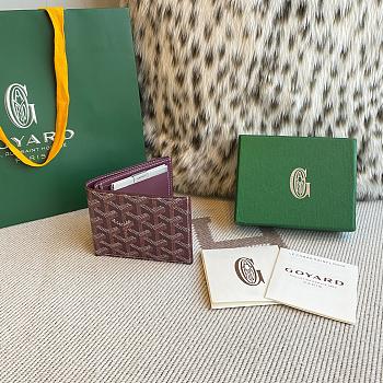 Goyard Saint-Florentin Wallet Purple 10.5x2.4x12cm