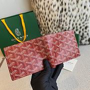 Goyard Saint-Florentin Wallet Red 10.5x2.4x12cm - 2